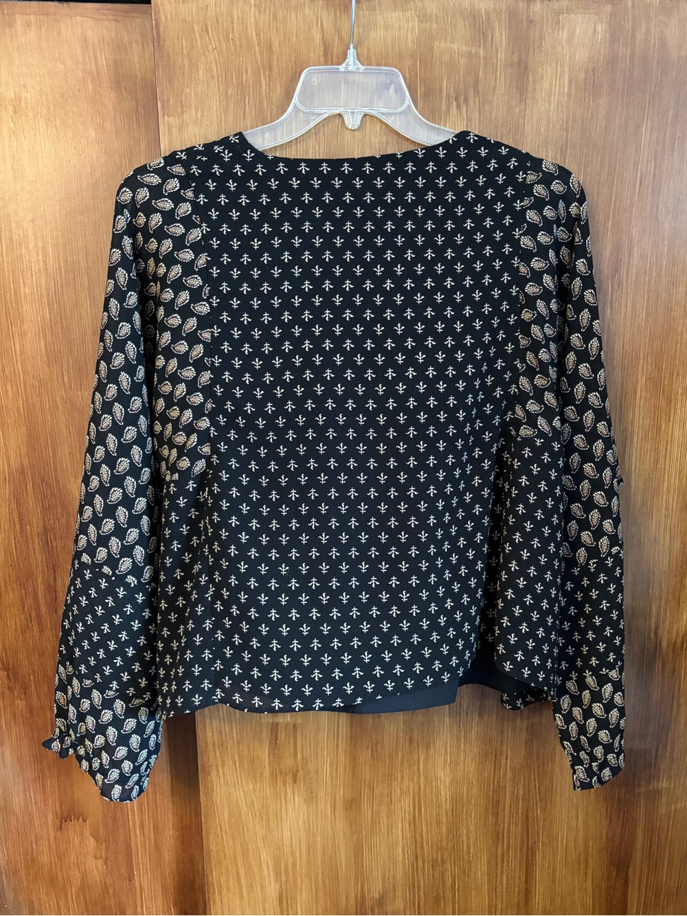 EUC Madewell Sheer-Sleeve Blouse in Brushstroke Paisley Mix Print | Women’s 2X - Picture 3 of 16